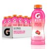 Gatorade Fit Electrolyte Beverage, Healthy Real Hydration, Watermelon Strawberry, 16.9.oz Bottles (12 Pack)