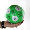 Self Esteem Thumball: Six Inch, Green/White, Foam, Vinyl, 1 Set, 1 Item, 1 Piece, 5.6 Ounces, Ages 8-Adult, Group Activity for Self Esteem Building