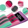 Fabric Resistance Bands for Working Out, 3Pack or 6Pack Non-Slip Exercise Bands for Women and Men, Fabric Booty Bands for Home, Exercise Fitness, Pilates, Stretching