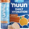 Nuun Hydration Immunity Electrolyte Tablets With 200mg Vitamin C, Blueberry Tangerine, 5 Essential Electrolytes for Hydration, Ginger & Turmeric, Vegan, Non-GMO, 8 Pack (80 Servings)