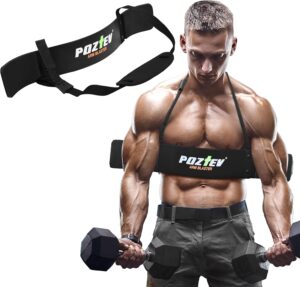 Arm Blaster for Biceps & Triceps Dumbbells Barbell Curl Bar Bicep Blaster for Bodybuilding Muscle Builder Strength Training Bicep Curls Isolator Workout Equipment Weight Lifting Support for Big Arms