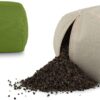 Yoga Bolster Cushion | Certified Organic Cotton Round Yoga Cushion for Support | Buckwheat Hulls Yin Yoga Bolster Pillows with Removable Washable Cover