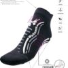 Technical Non-Slip Gym Socks for Fitness Pilates Yoga Classic Wellness Black Silver
