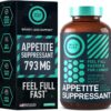 Appetite Suppressant for Weight Loss, Hunger Suppressant - Diet Pills That Work Fast for Women and Men - Garcinia Cambogia, Glucomannan, White Kidney Bean Carb Blocker and Fat Burner - 60 Veggie Caps