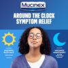 Mucinex Fast-Max Cold and Flu & Nightshift Severe Cold and Flu Medicine for Adults, Over-the-Counter Medication Combo Pack for Sore Throat Relief, Decongestant, Cough & Cold Medicines, 2 x 6 Fl Oz