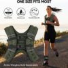 APEXUP Weighted Vest Men 5lbs/10lbs/15lbs/20lbs/25lbs/30lbs Weights with Reflective Stripe, Weighted vest for Women Workout Equipment for Strength Training Running