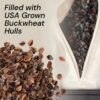 Zafu Meditation Cushion - Eclipse line - Removable Cover and Buckwheat Fill