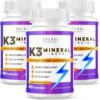 ZELSO (3 Pack) K3 Mineral Weight Loss Pills for Women and Men - K3 Salt Mineral, Vitamin + K3 Capsules Supplement for Weight Loss - 180 Days Supply