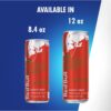 Red Bull Red Edition Energy Drink, Watermelon, with 80mg Caffeine plus Taurine & B Vitamins, 8.4 Fl Oz, Pack of 4 Cans