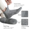 Hstyle 6 Pairs of Yoga Socks with Grips for Women and Men,Ideal for Ballet,Barefoot Workout,Pilates Grip Socks Non Slip Socks