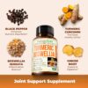 Turmeric Supplement with 65% Boswellia Extract Capsules - Turmeric Curcumin Supplement 95% Curcuminoids - Boswellia Serrata, Black Pepper, Organic Turmeric and Ginger Root Capsules - 60 Tumeric Caps