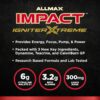 ALLMAX Nutrition - Impact Igniter Extreme Pre Workout Powder - with Citrulline Malate, Beta - Alanine, Caffeine, Taurine, and, Betaine anhydrous (Pineapple Mango)