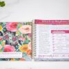 Large Meal Prep Planner, Spiral, Pull-off Grocery Shopping Lists, Kitchen Management, Tabbed Dividers, Laminated Covers, Easy Organizing, Avoid Food Waste, Folder Pockets, Covers a full Year - Eccolo
