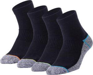 81OJ3m-dyOL._AC_SL1500_.jpg Kodal Copper Infused Quarter Socks Improve Foot Health Odor Control with Moisture Wicking Durable Comfortable Fit (4/5 Pairs)