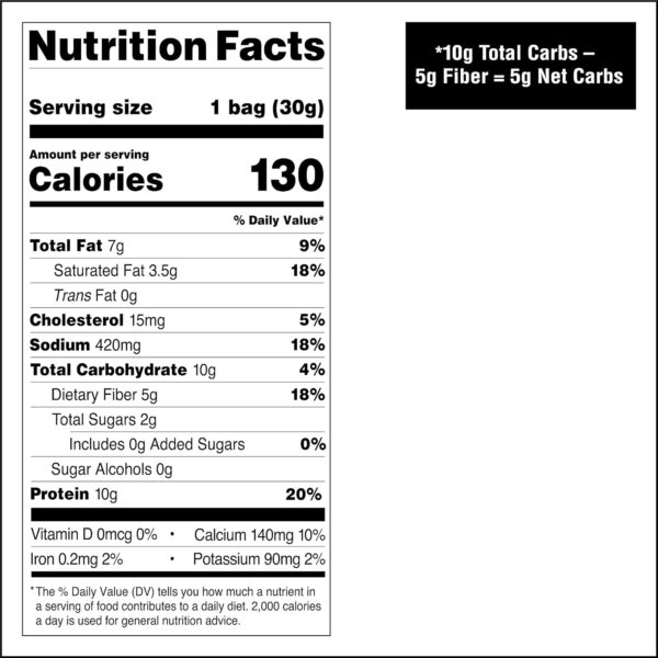 Quest Nutrition Cheese Crackers, Cheddar Blast, 10g Protein, 5g Net Carbs, 1g Sugar, Made with Real Cheese, 12 Packs (1.06 oz bags)