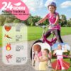 Fitness Tracker Watch for Kids, IP68 Waterproof Kids Smart Watch with 1.5" DIY Dials 19 Sport Modes, Pedometers, Heart Rate, Sleep Monitor, Great Gift for Boys Girls Teens 6-14