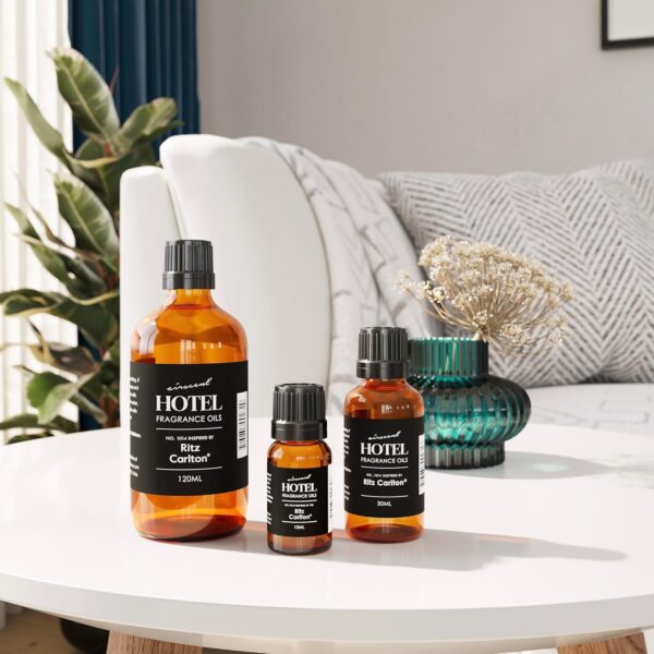 Hotel Diffuser Oil Inspired by The Ritz Carlton Hotel Scent - AirScent No. 1014 Fragrance Oil Blend - 10 mL, 0.34 fl oz Glass Bottle with Dropper Cap for Aromatherapy Diffusers and Humidifiers