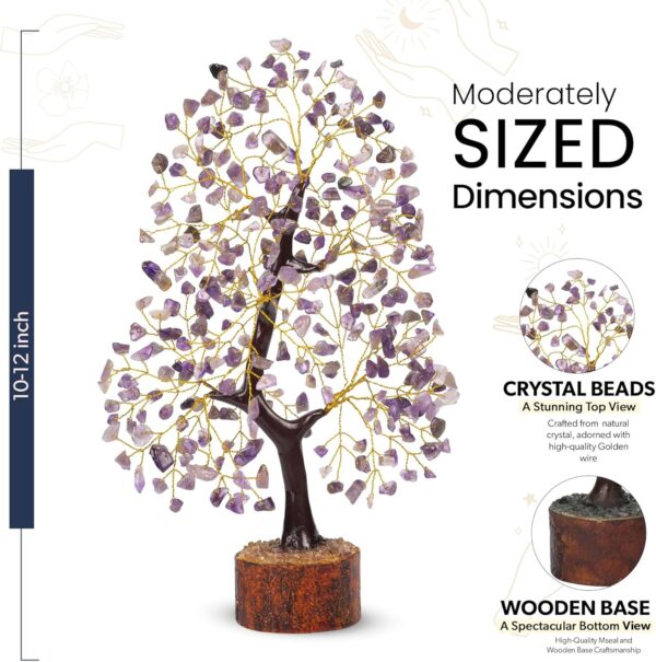 Amethyst Tree, Crystal, Tree of Life, Feng Shui, Money Tree, Gifts for Women, Room Decor, Desk Accessories, Rock Stones, Healing Crystals, Meditation Accessories