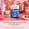 OLLY Glowing Skin Collagen Gummy, Hydrated, Youthful Skin, Hyaluronic Acid, Sea Buckthorn, Chewable Supplement, Berry, 25 Day Supply - 50 Count