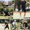 Niksa Men's Compression Shirts, Short Sleeve Athletic Compression Tops Dry Workout T Shirt, Rash Guard Base Layer Undershirt