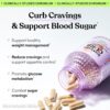 Lemme Curb Cravings, Improve Carb Metabolism, Support Weight Management w/Clinically Studied Chromium Picolinate, Bitter Melon, Ceylon Cinnamon & Greens Blend I Drug-Free I Vegan