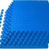 ProsourceFit Puzzle Exercise Mat ½ in, EVA Interlocking Foam Floor Tiles for Home Gym, Mat for Home Workout Equipment, Floor Padding for Kids, Black, 24 in x 24 in x ½ in, 24 Sq Ft - 6 Tiles