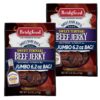 Bridgford Sweet Baby Ray’s Beef Jerky Sweet Teriyaki 6.2 oz Pack of 2 - High Protein Beef Jerky for Low Carb and High Protein Diets - Beef Jerky Teriyaki for On the Go Snacking and Busy Lifestyles