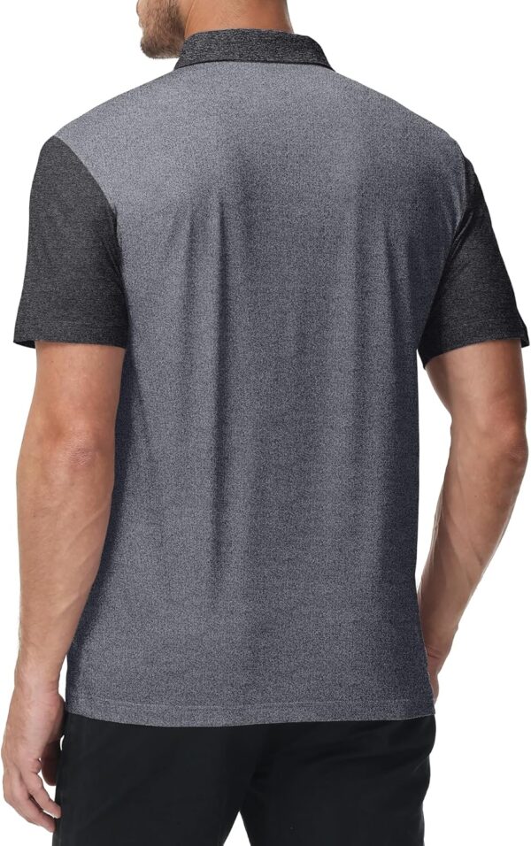 SWISSWELL Polo Shirts for Men with Pocket Short Sleeve Lightweight Performance Golf Shirt Mesh Summer Casual Shirt