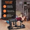 LifePro GluteBlast Hip Thrust Machine - Premium Squat and Glute Workout Equipment for Home Gym with Resistance Bands - Multipurpose Glute Bench for Glutes, HIPS, and Thighs