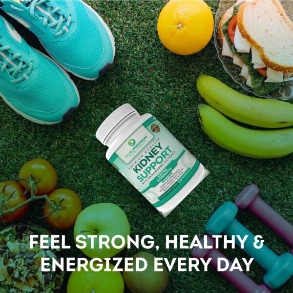 PurePremium Supplements - Kidney Support with Cranberry Extract & Astragalus - Kidney Health Supplement for Urinary Tract, Bladder, Cleanse, Detox & Repair - 60 Cranberry Pills Women and Men