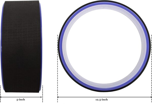 Yoga Wheel for Stretching Dharma Yoga Prop Wheel, Comfortable Support for Yoga Poses and Backbends, Multiple Colors