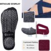 Ozaiic Yoga Socks for Women Non-Slip Grips & Straps, Ideal for Pilates, Pure Barre, Ballet, Dance, Barefoot Workout