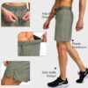 Men's Running Shorts with Zipper Pockets 7"/ 5" / 9" Lightweight Quick Dry Basketball Gym Workout Athletic Shorts for Men