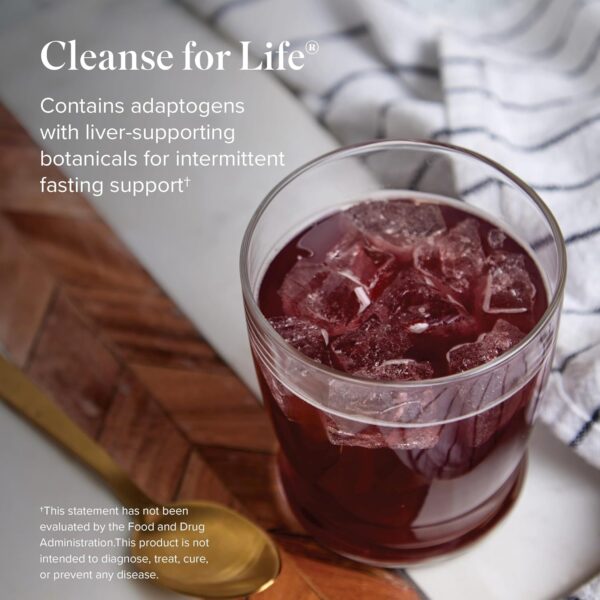 Isagenix Cleanse for Life - Detox Cleanse Drink with Vitamin B12, Niacin and Vitamin B6 for Overall Wellness - 32-Ounce Bottle (Natural Rich Berry Flavor), Packaging May Vary