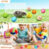 Aoriher 36 Pcs Motivational Stress Balls Colorful Stress Balls Bulk Quotes Inspirational Funny Foam Toys Hand Exercise Gifts for Office Small Toys for Motivating Supply(Multicolor)