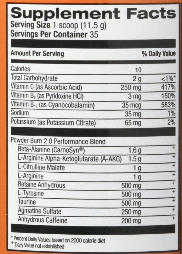 Rival Nutrition Powder Burn- Watermelon Candy, 10.1 oz.