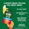 GoGo squeeZ Active Fruit Blend with Electrolytes | 18-Count Variety Pack | Blueberry Strawberry Lemon & Strawberry Pineapple Orange | Made with Real Fruit and Antioxidants Vitamin A, Vitamin E, & Vitamin C​