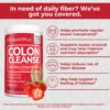 Health Plus Colon Cleanse Digestive Support | Natural Sweetener without Artificial Flavors | Daily Fiber for Toxin Elimination To Reduce Bloating | Strawberry Flavor | 9 Ounces, 36 Servings
