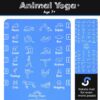 Kids Yoga Mat - Non-Slip Lightweight TPE Exercise Mat - Ideal for Boys & Girls (Ages 3-12), Toddlers & Children in Kindergarten, Preschool, School. PVC Free. 6mm Thick. Carry Strap
