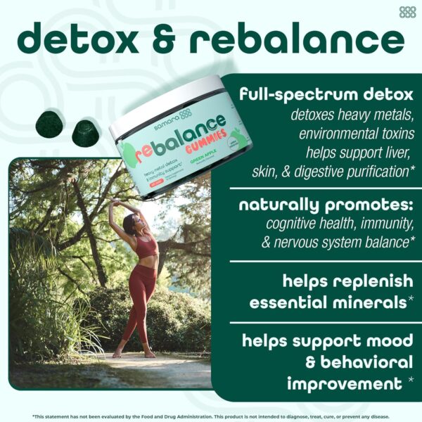 Zeolite Detox Gummies | Heavy Metal Detox Kids | Zeolite Detox for Kids | Heavy Metal Detox | Heavy Metal Detox for Adults | Chlorella | Vegan & Organic
