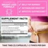 Fat Burners For Women | Weight Loss Pills for Women Belly Fat | Raspberry Ketones | Appetite Suppressant, Metabolism Booster & Bloating Relief | Diet Pills, Weight Loss Supplements | 60 Capsules
