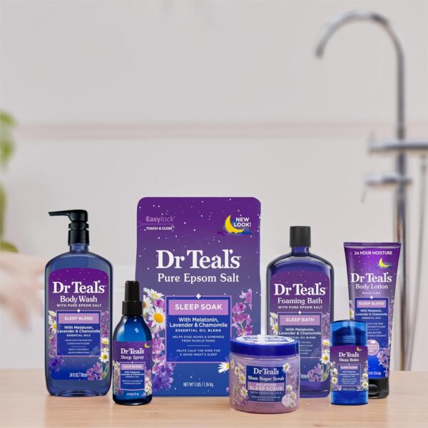 Dr Teal's Sleep Spray with Melatonin & Essential Oil Blend, 6 fl oz (Pack of 3)