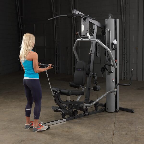 Body-Solid (G5S) Multi-Station With 210lb Selectorized Weights Stack Home Gym Machine, Arm & Leg Strength Training Equipment Functional Exercise Workout Station for Weight lifting and Bodybuilding
