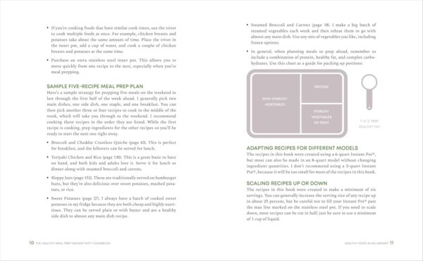 The Healthy Meal Prep Instant Pot® Cookbook: No-Fuss Recipes for Nutritious, Ready-to-Go Meals