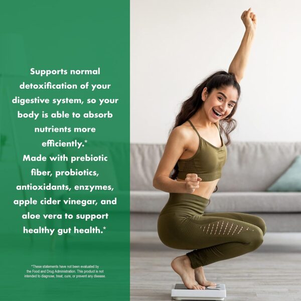 DetoxOne Daily Gut Health Powder for Weight Loss​ | ​Daily Detox Cleanse Supports Normal/Health Digestive Function*| Promotes Detoxification*, Boost Energy​ & Improves Nutrient Absorption