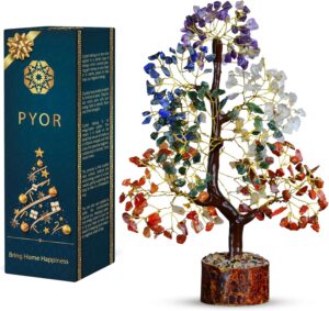 Chakra Tree, Crystals, Tree Of Life Decor, Crystal Tree, Chakra Decor, Meditation Accessories, Office Decor, Good Luck Gifts, Hippie Room Decor, Birthday Gifts For Women - 300 beads Chakra Stones