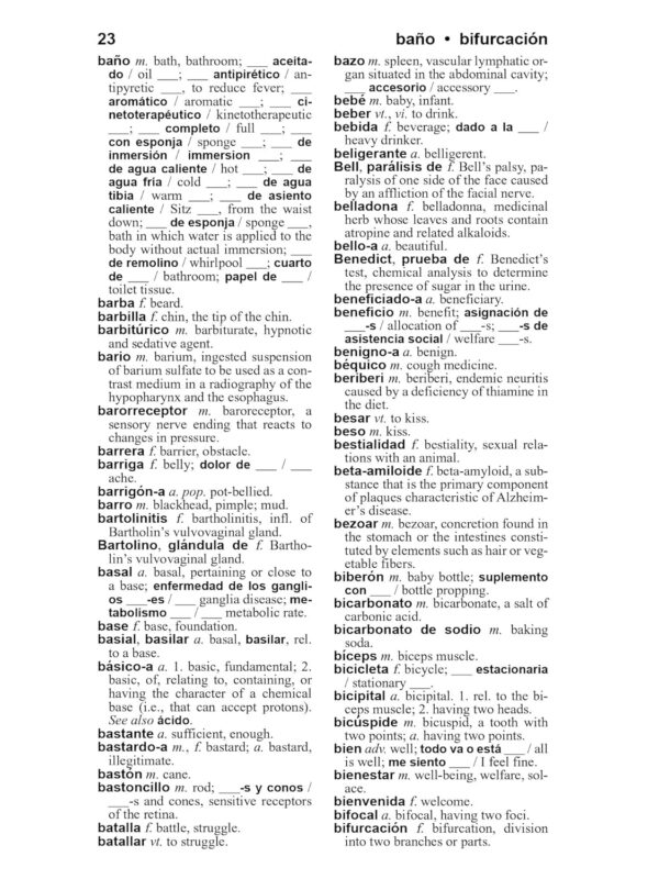 Merriam-Webster’s Spanish-English Medical Dictionary (English, Spanish and Multilingual Edition)
