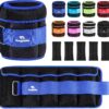 Fragraim Adjustable Ankle Weights 1-3/4/5/6/8/10/12/15/20 LBS Pair with Removable Weight for Jogging, Gymnastics, Aerobics, Physical Therapy