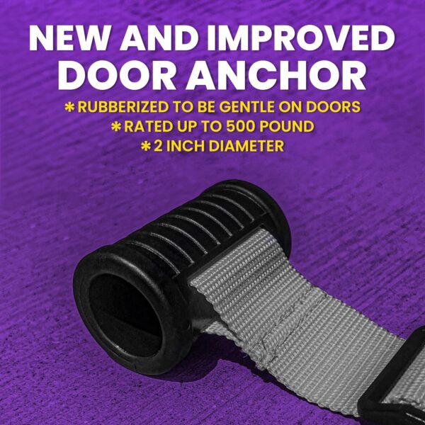 NordStick Nordic Hamstring Curl Strap - Original Nord Stick Exercise Set for Home and Travel - 5 Second Set Up
