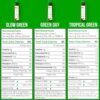5 Day Green Juice Cleanse by Raw Fountain, All Natural Raw, Vegan Detox, Cold Pressed Juice, 30 Bottles 12oz, 3 Ginger Shots